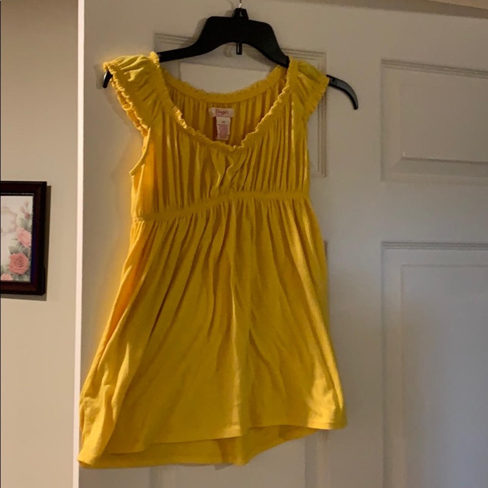 Yellow tank top